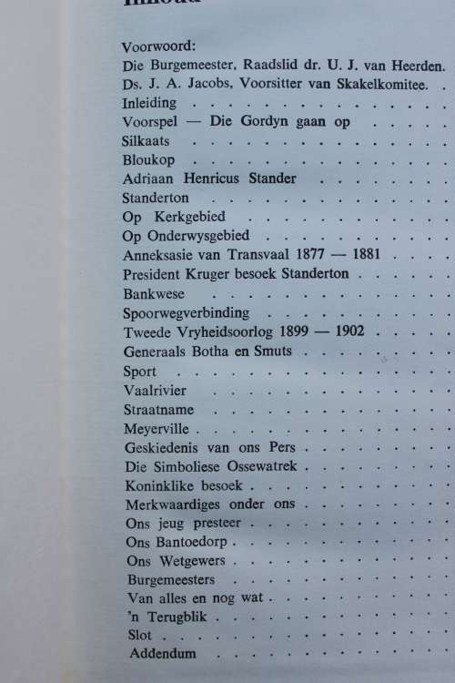 Standerton gister en vandag