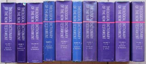 Theological dictionary of the New Testament volumes 1 to 10