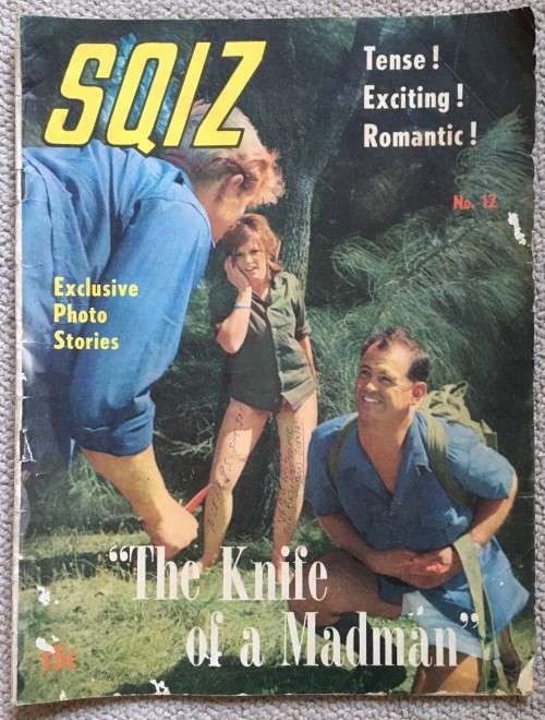 SQIZ number 12 - The knife of a madman - Fotoboek foto verhaal picture book