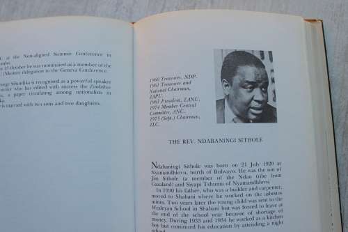 African National Leaders in Rhodesia - Who`s who - Caryand Mitchell