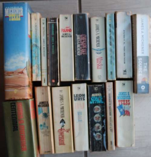 16 x James Michener book collection