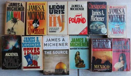 16 x James Michener book collection