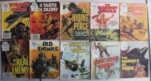 10 x War Picture Library Fleetwood Library graphic comics