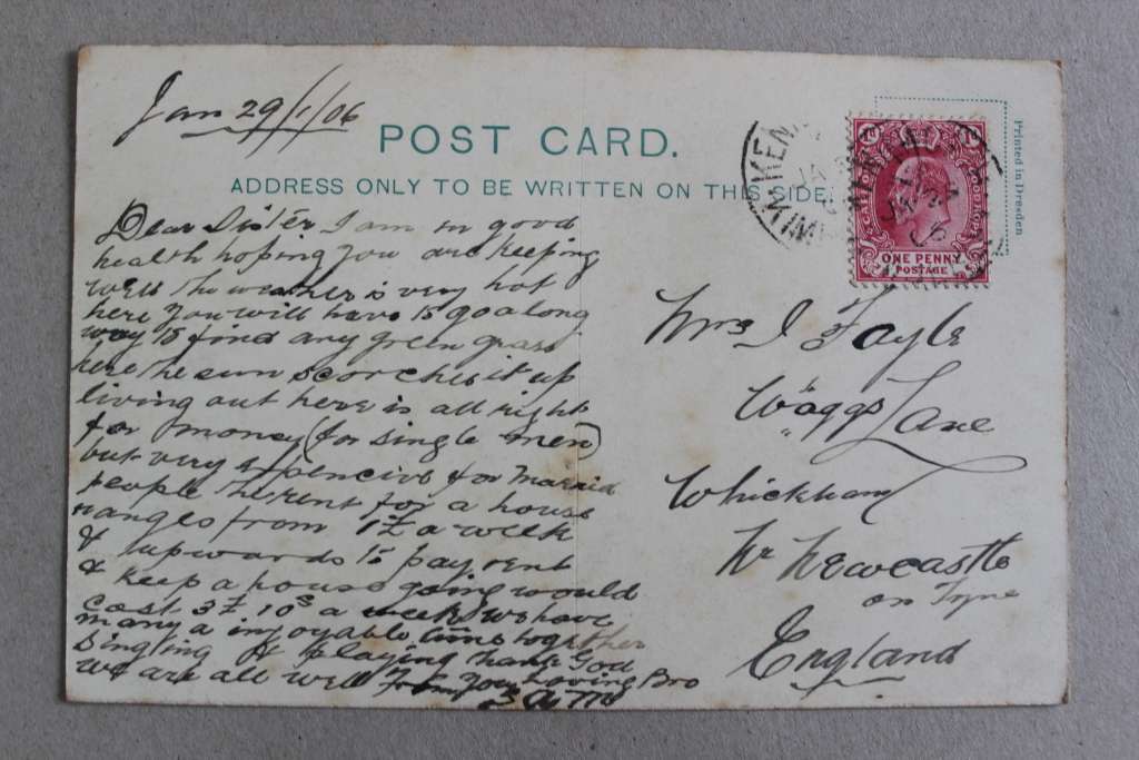 Postcard post card - An open-air concert