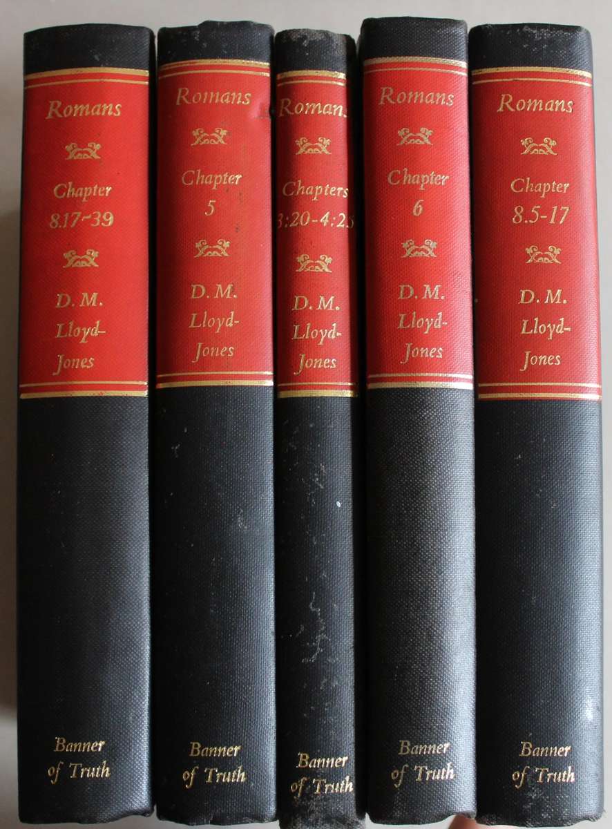 Exposition  ROMANS commentary  / Lloyd-Jones x 5 volumes