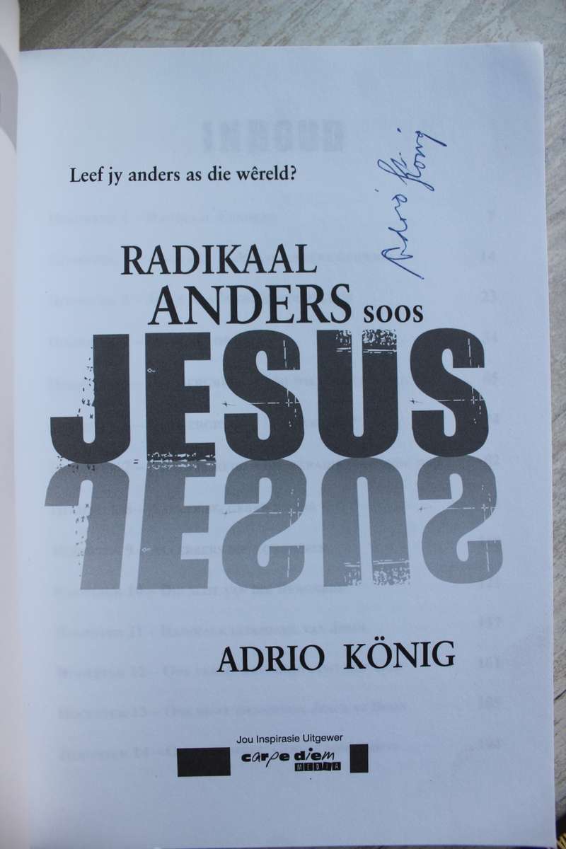 GETEKEN: Radikaal anders soos Jesus - Adrio Konig