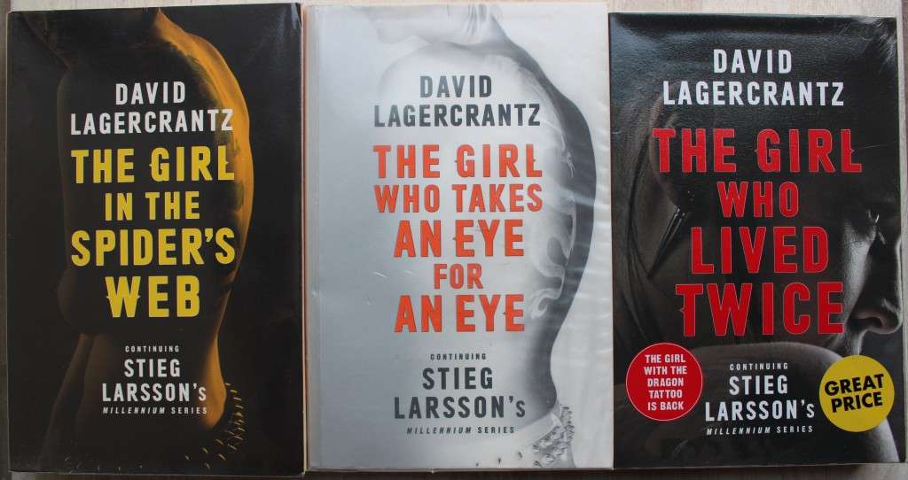 David Lagercrantz x 3 paperbacks in very good condition.