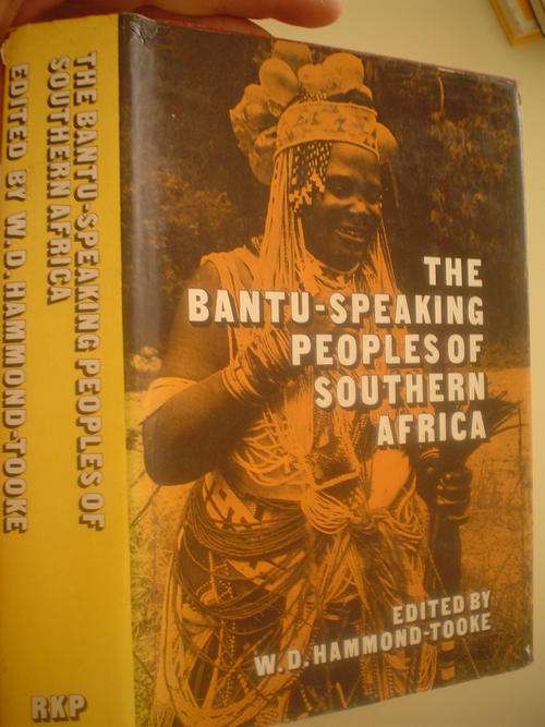 The Bantu-Speaking peoples of Southern Africa - Hammond-Tooke
