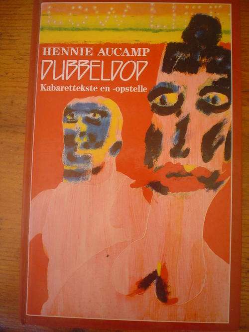 Dubbeldop kabaretteksteen opstell - Hennie Aucamp