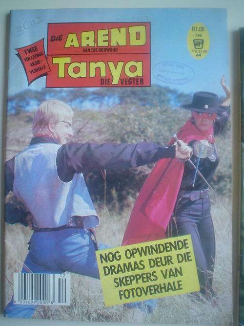 Arend van die oerwoud & Tanya die vegter no 44 fotoboek fotoverhaal