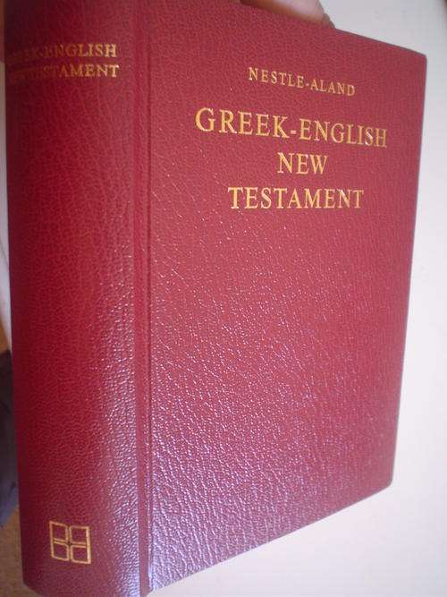 Greek-English New Testament brand new