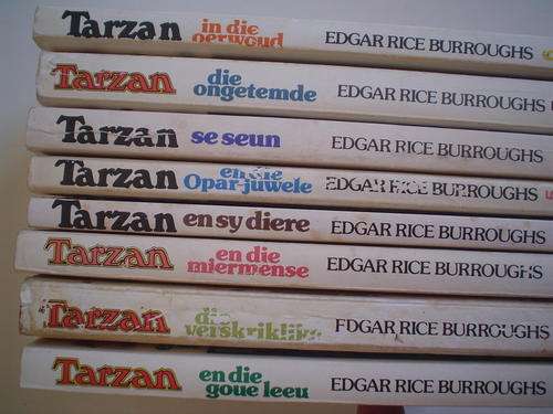 8 Tarzan sagteband boeke