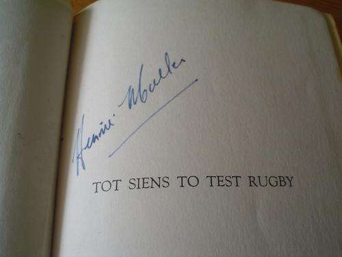 SIGNED: Tot siens to test rugby - Hennie Muller
