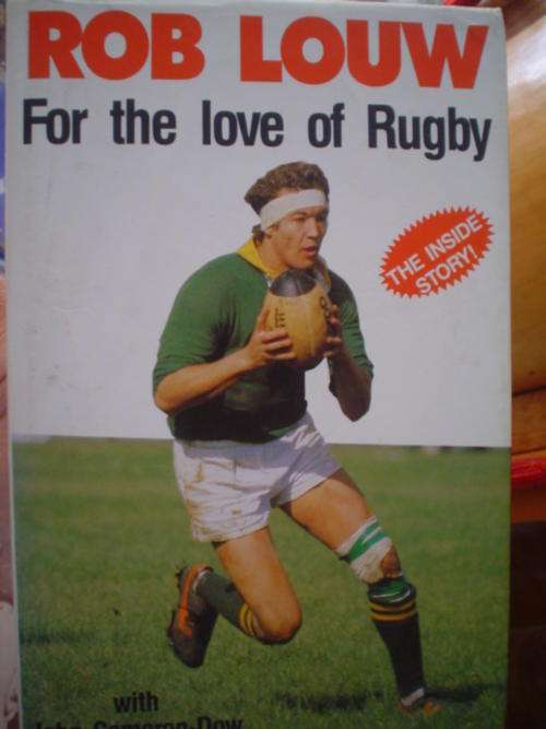 SIGNED: For the love of Rugby - Louw