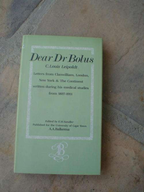 Dear Dr Bolus - Louis Leipoldt