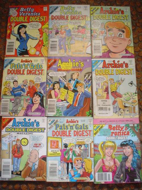 9 x Archie Double Digest Comics
