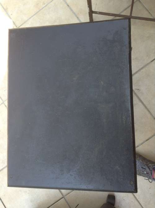 Wicker wood side table