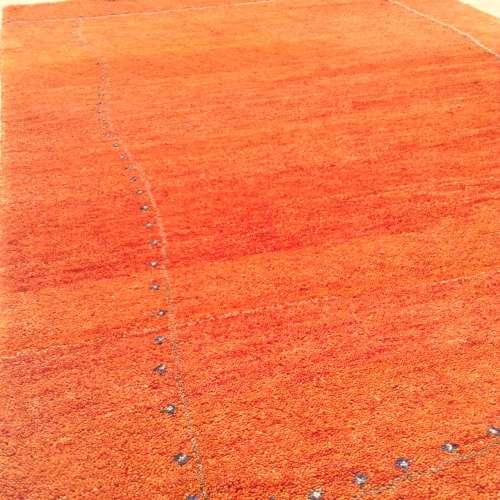Red with oranges Gabbeh Persian