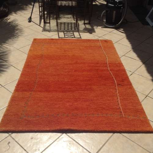 Red with oranges Gabbeh Persian