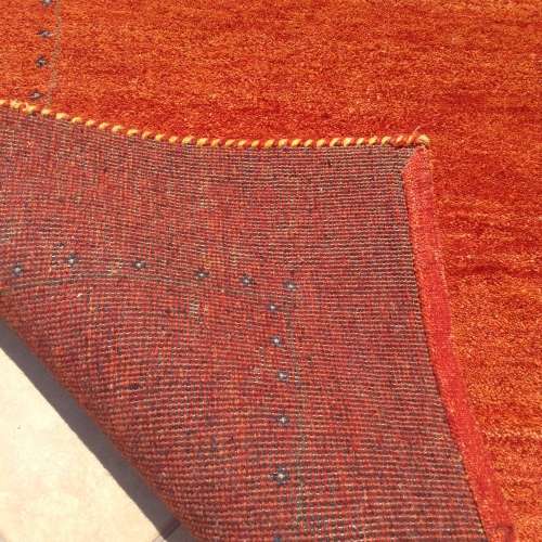 Red with oranges Gabbeh Persian