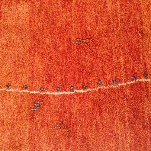 Red with oranges Gabbeh Persian