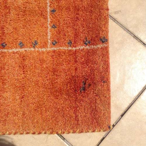 Red with oranges Gabbeh Persian