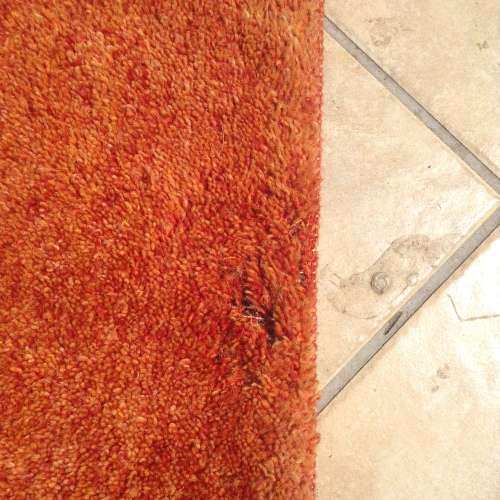 Red with oranges Gabbeh Persian