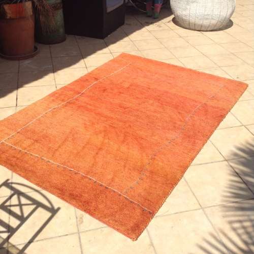 Red with oranges Gabbeh Persian