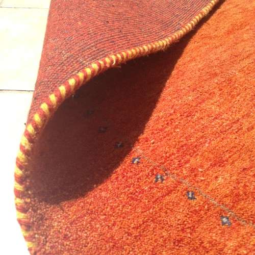 Red with oranges Gabbeh Persian