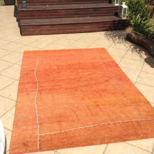 Red with oranges Gabbeh Persian