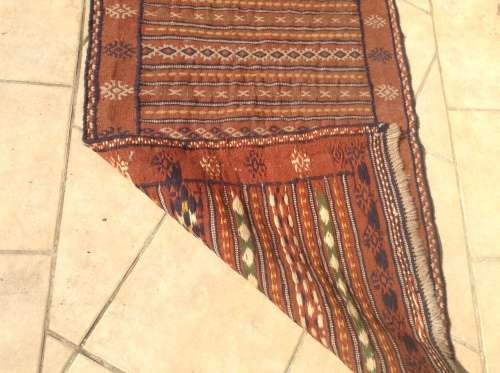 Turkish handmade kelim runner