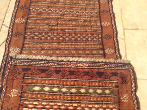 Turkish handmade kelim runner