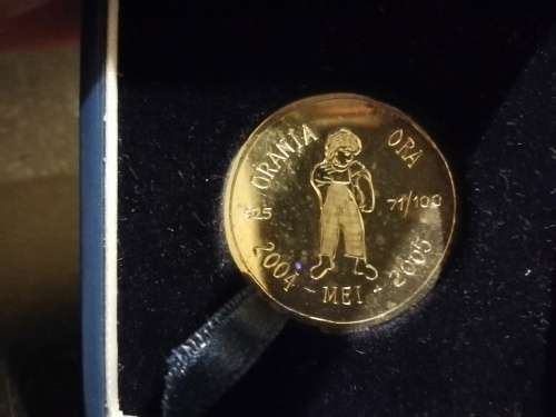 Limited Silver Coin Orania State - Ora currency commemorative  - Limited Handmade