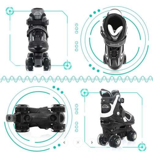 Roller Skates Adjustable 4 Size RollerSkates