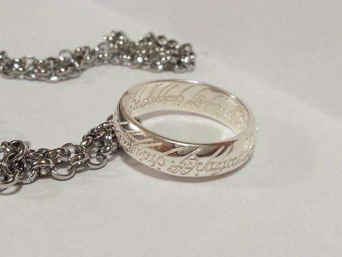 Lord of the Rings The One Ring Sterling Silver