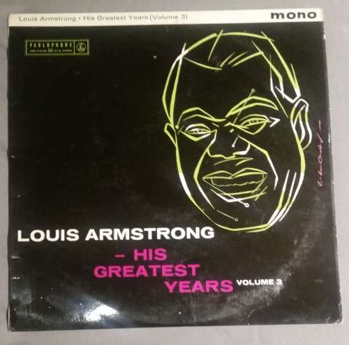 LOUIS ARMSTRONG ~ His Greatest Years Vol 3 (LP) 1961 UK Parlophone