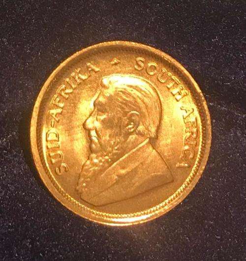 1993 1/10TH OUNCE KRUGER RAND IN FLIP