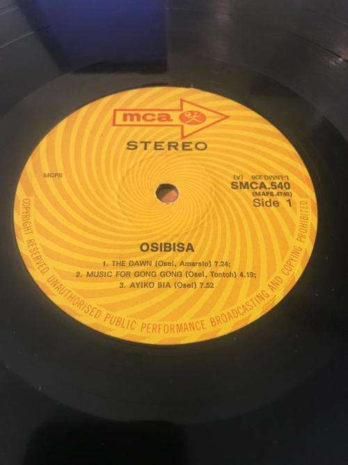 OSIBISA - Osibisa (1971) LP - SA Press Vinyl EX+
