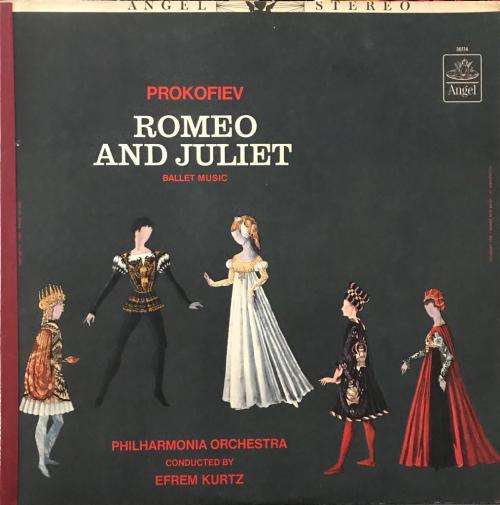 ROMEO & JULIET ~ Sergei Prokofiev - Efrem Kurtz & the Philharmonia Orchestra (LP) Angel USA 1960's