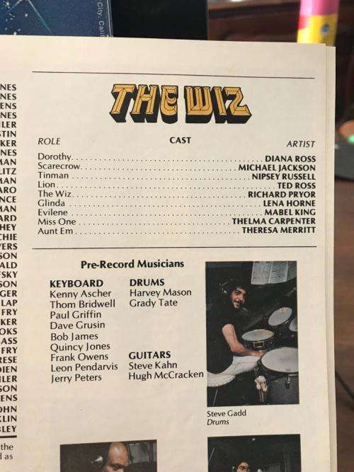 MICHAEL JACKSON DIANA ROSS + OTHERS ~ THE WIZ ~ (DOUBLE LP) 1978 STELLAR MUSICIANS USA PRESS