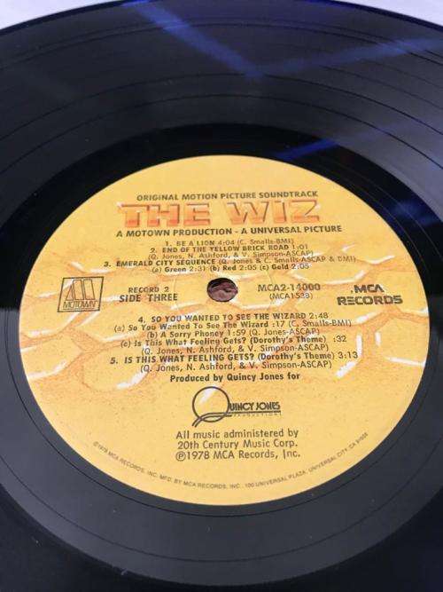 MICHAEL JACKSON DIANA ROSS + OTHERS ~ THE WIZ ~ (DOUBLE LP) 1978 STELLAR MUSICIANS USA PRESS