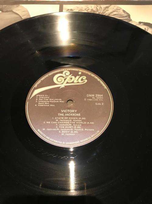 THE JACKSONS - VICTORY (1984) LP - SA Press VINYL VG+/EX