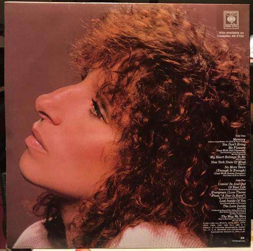BARBRA STREISAND ~ MEMORIES (LP) SA Press 1981 EX+
