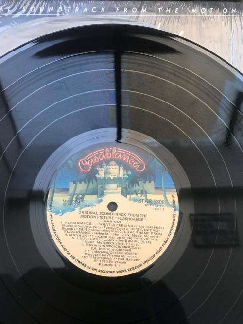 FLASHDANCE OST - 1983 Various Artists Irene Cara (LP) SA Press Casablanca STAR5308