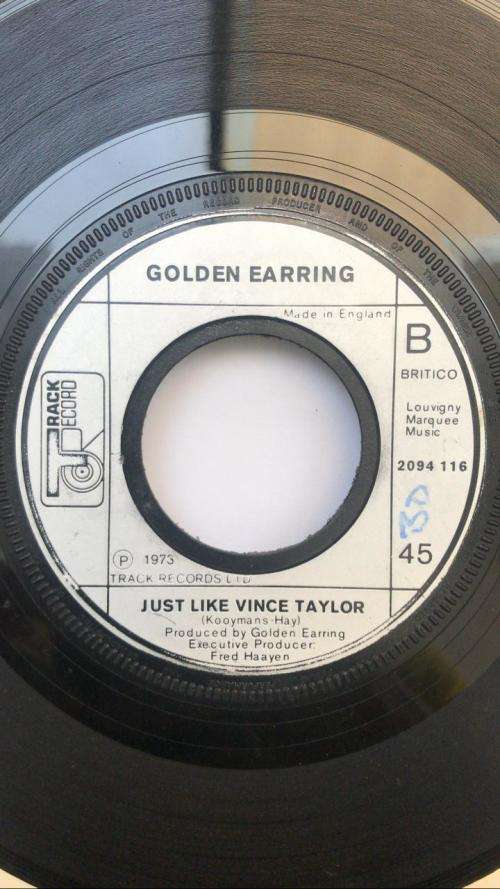GOLDEN EARRING  ~ 1973 7 SINGLE 45 RPM ~ RADAR LOVE / JUST LIKE VINCE TAYLOR
