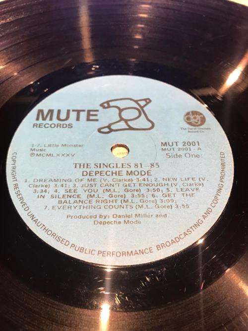 DEPECHE MODE LP ~ THE SINGLES 81 - 85 (LP) 1985 SA Press INTERPAK