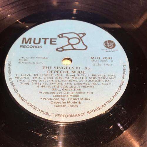 DEPECHE MODE LP ~ THE SINGLES 81 - 85 (LP) 1985 SA Press INTERPAK