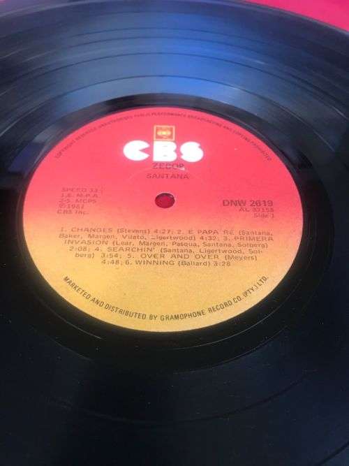 SANTANA : ZEBOP! (1981 ) LP SA PRESS (VINYL IS EX+)