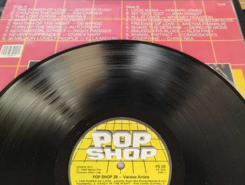 POP SHOP 28 ~ 18 Original Hits - Various Original Hits (LP) SA Press 1985 NEAR MINT NM