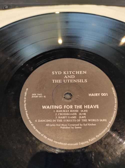 SYD KITCHEN AND THE UTENSILS ~ WAITING FOR THE HEAVE (LP) SA PRESS 1987